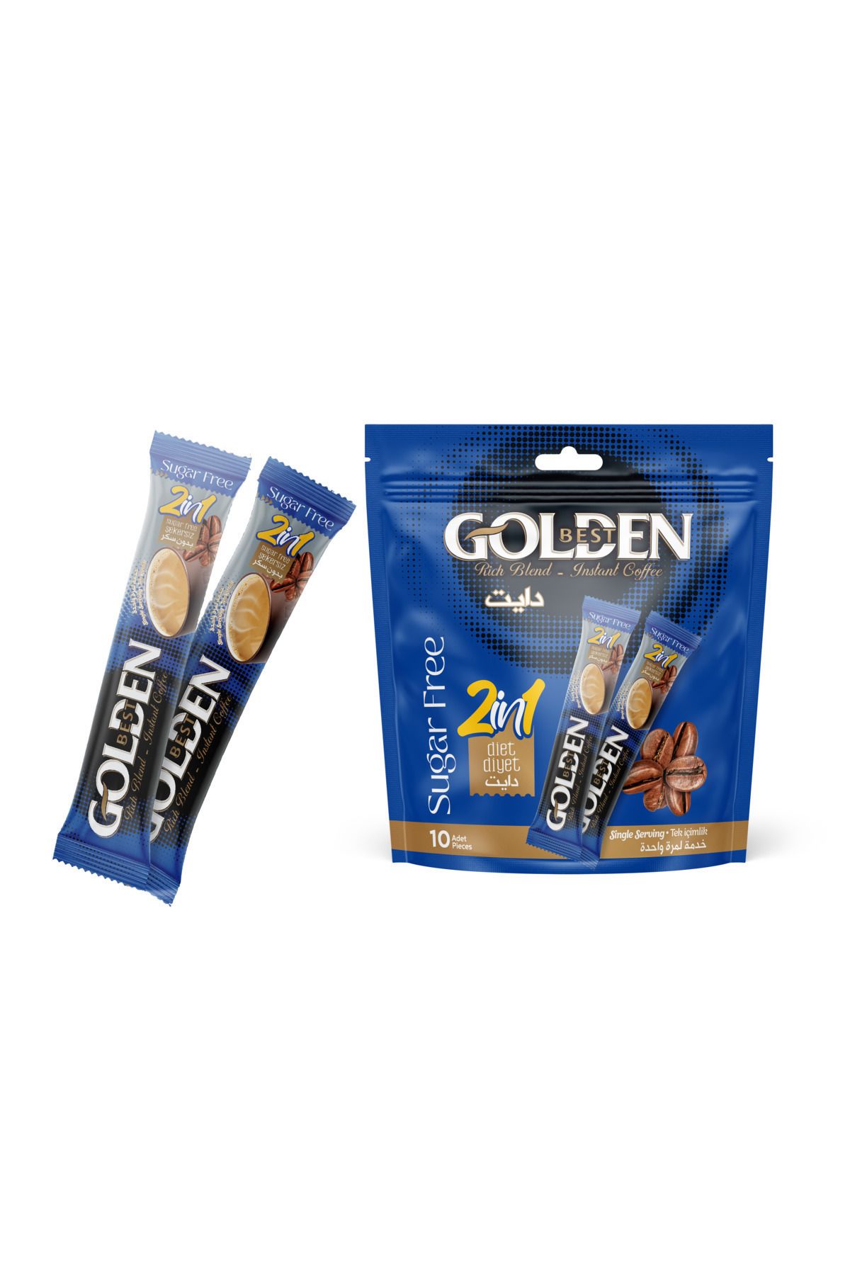Golden Best-Pack of 10 - 2 in 1 Instant Coffee (18 G) 3