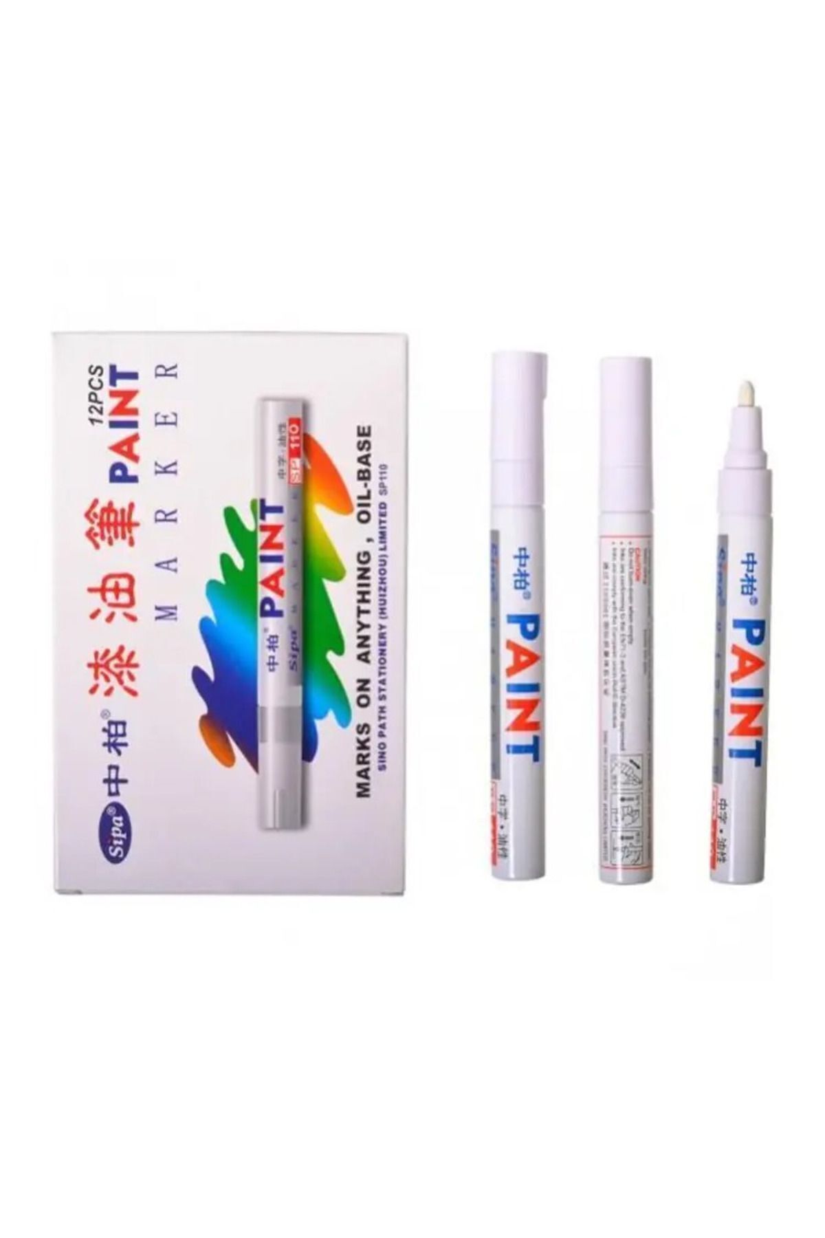 Sipa DERZ KALEMI BEYAZ (TEKLI) PAINT MARKER