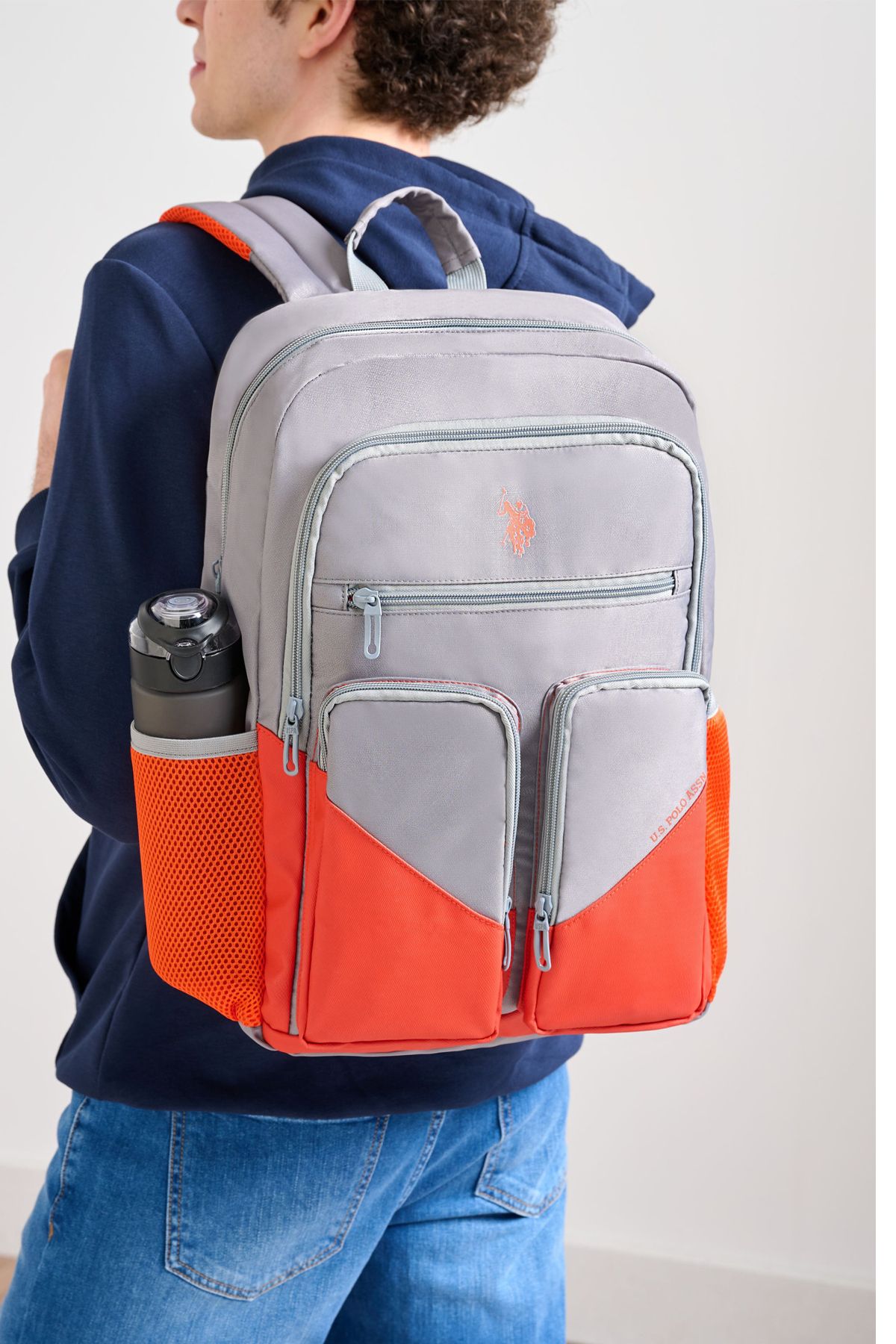 US Polo Assn 24111-24103-24109-24113-24107-24101 کوله پشتی مدرسه یونیسکس دانشجویی مسافرتی روزانه U.S. Polo Assn.
