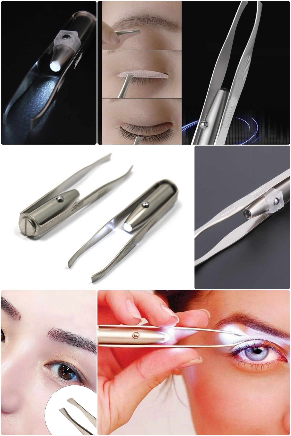MUHEN-Led Lighting - Lighted Tweezers Best Results with Ergonomic Design That Ease Bristle 3