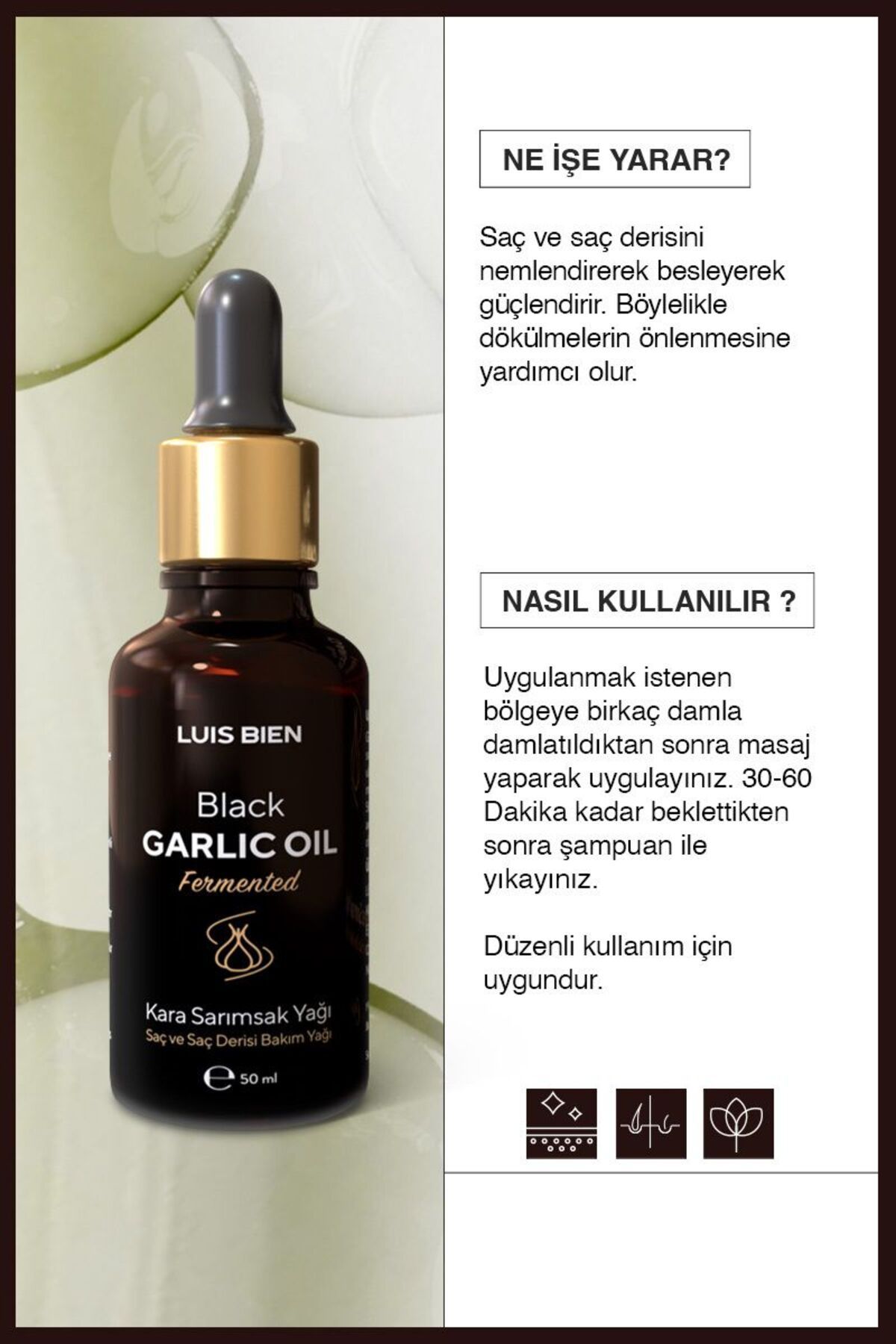 Luis Bien-Rosemary Oil anD Black Garlic Oil - Hair Loss anD Nourishing 6