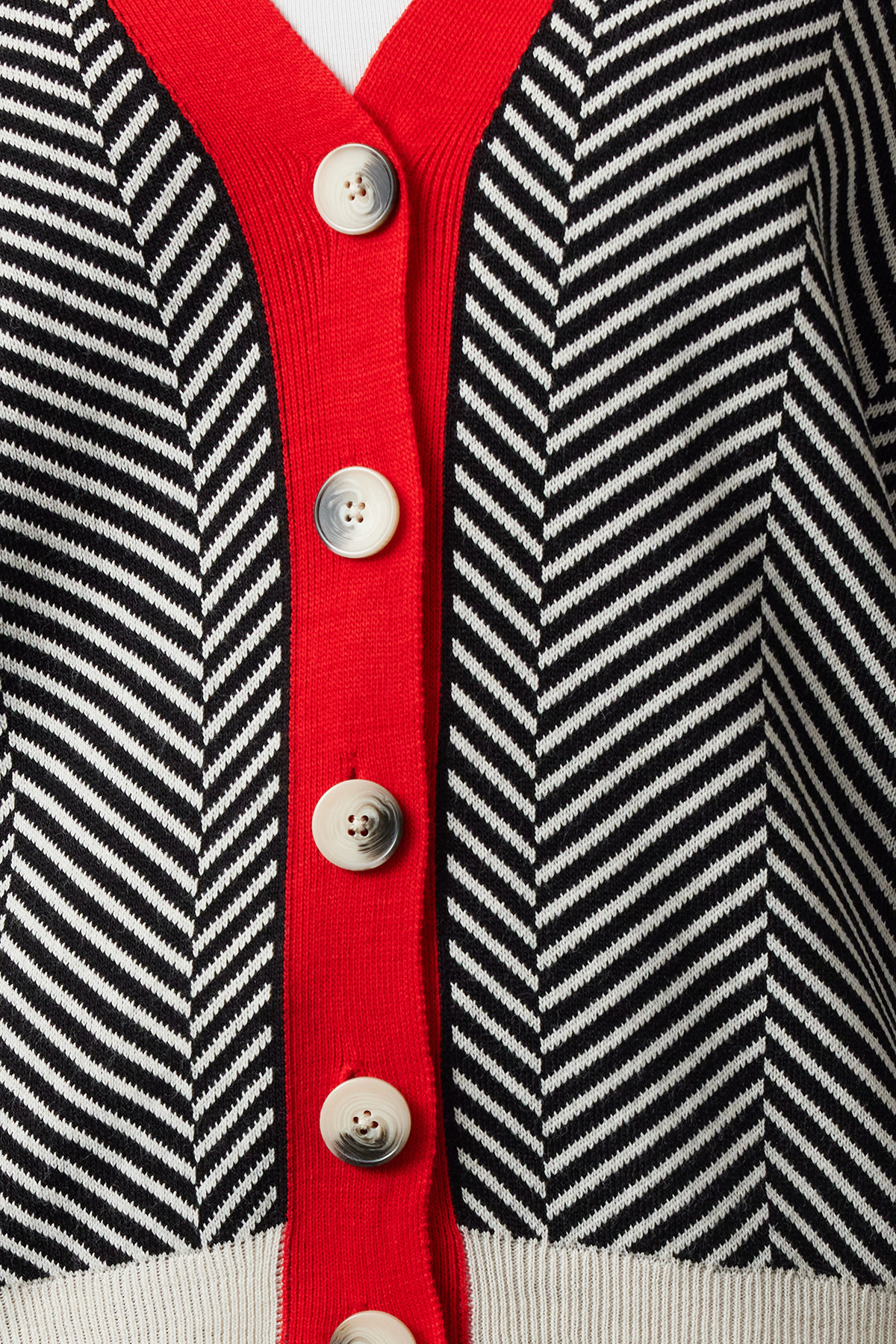Trendyol Collection-Roter Strick-Cardigan mit weitem Schnitt TWOAW22HI0511 3