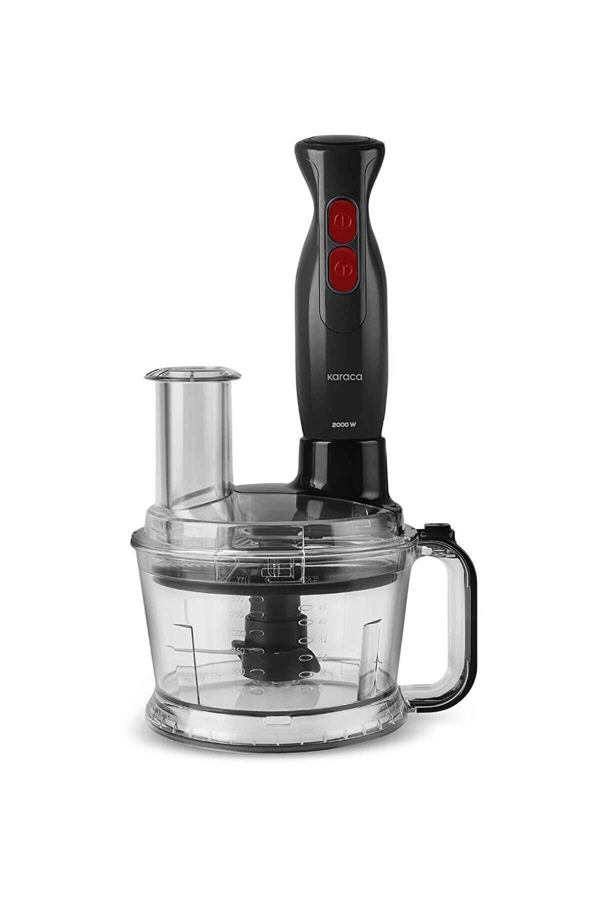 Karaca-Pro Multimax 6 in 1 - Food Processor and Blender Set, Black 5