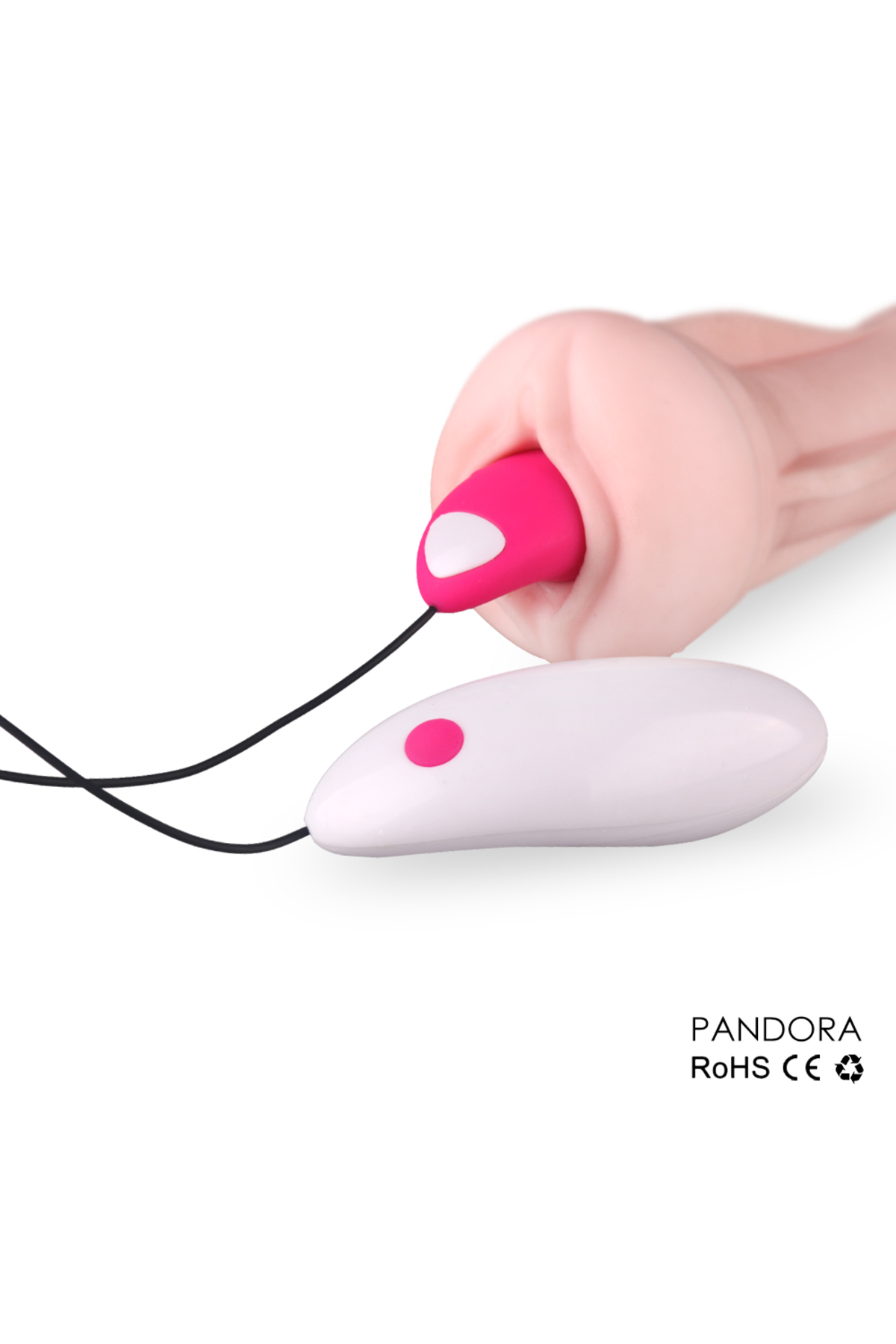 Pandora 100 CM Kablolu Kumandalı Süper Güçlü Titreşimli Kegel Egezersiz Orgazm Vajinal Top 5