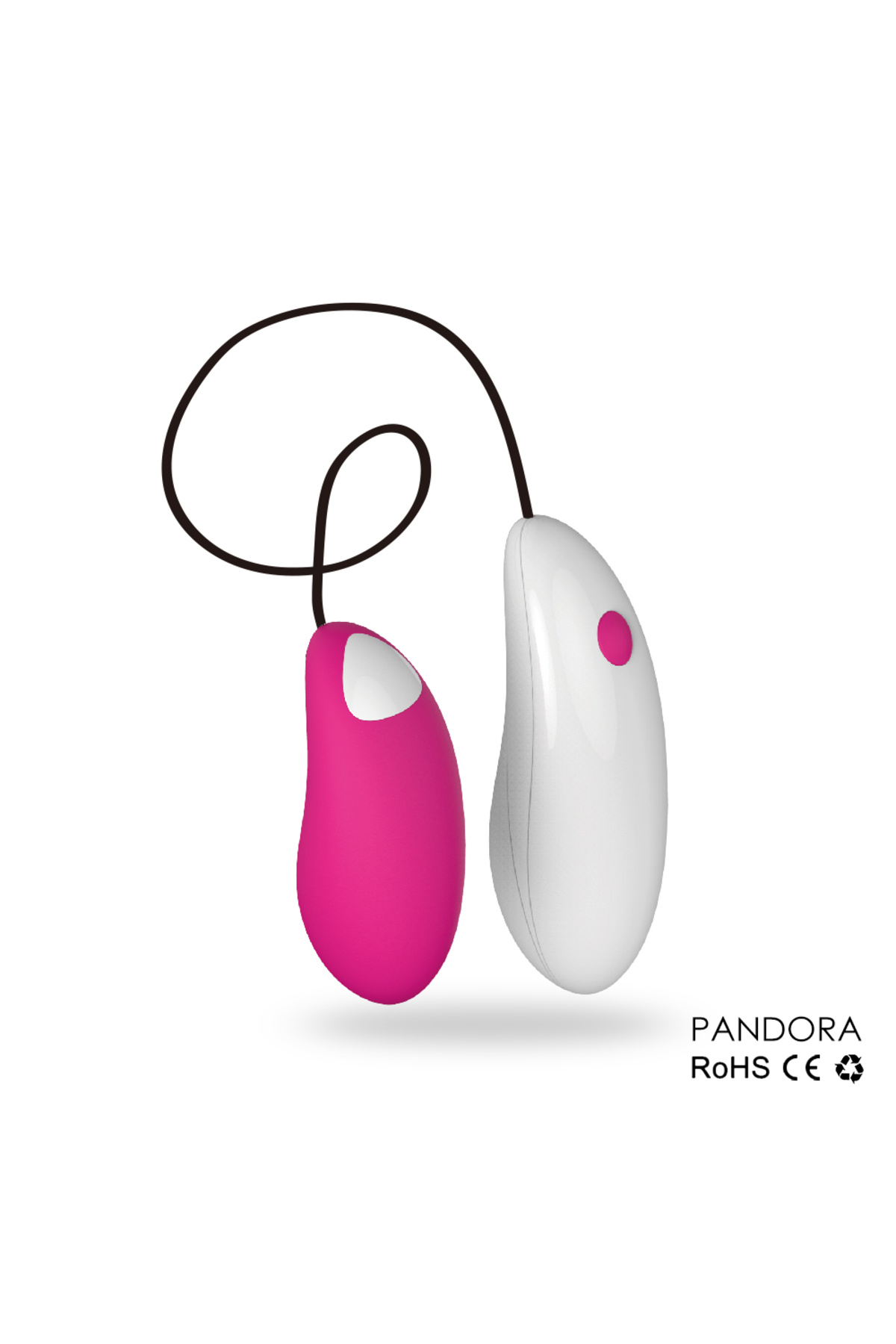 Pandora 100 CM Kablolu Kumandalı Süper Güçlü Titreşimli Kegel Egezersiz Orgazm Vajinal Top