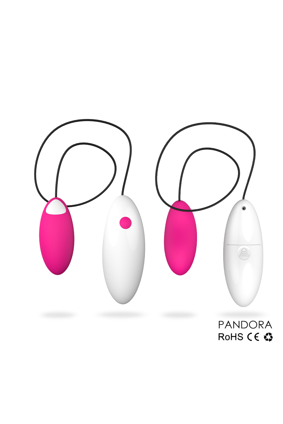Pandora 100 CM Kablolu Kumandalı Süper Güçlü Titreşimli Kegel Egezersiz Orgazm Vajinal Top 2
