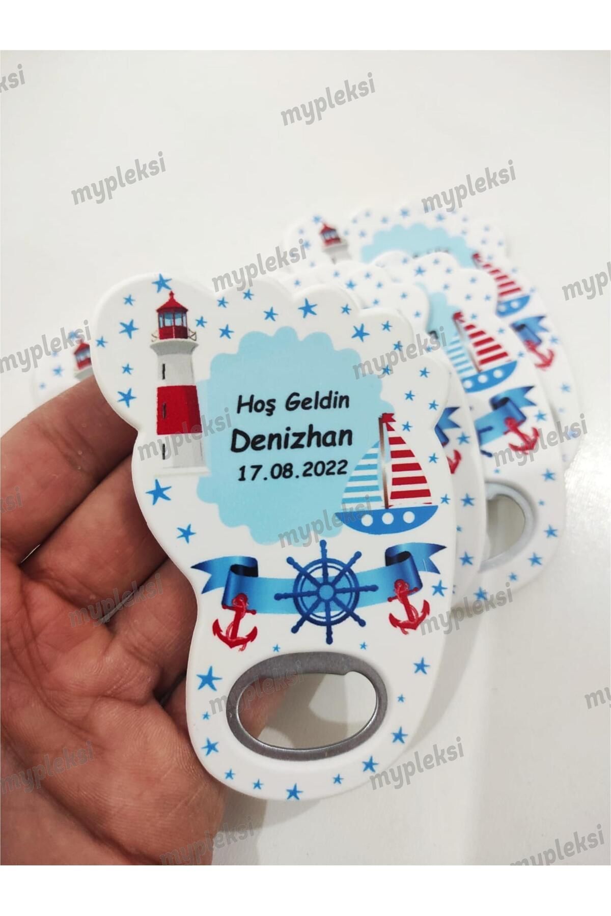 Personalized Baby Foot Opener Magnet- Foot Opener Magnet - Sailor Opener Magnet 10 Pcs
