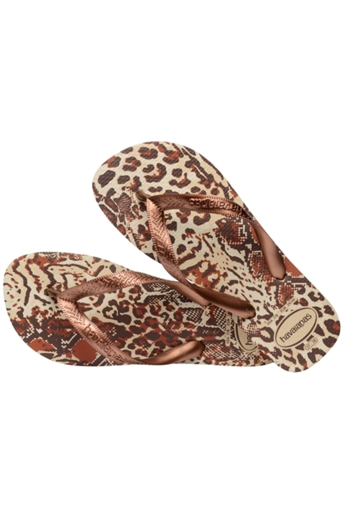 Havaianas-Κορυφαία Ζώα Άμμος Γκρι Μεταλλικό Χαλκό 4132920 -7440 4