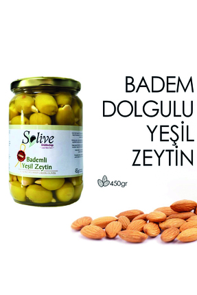 solive Bademli Yeşil Zeytin 450Gr