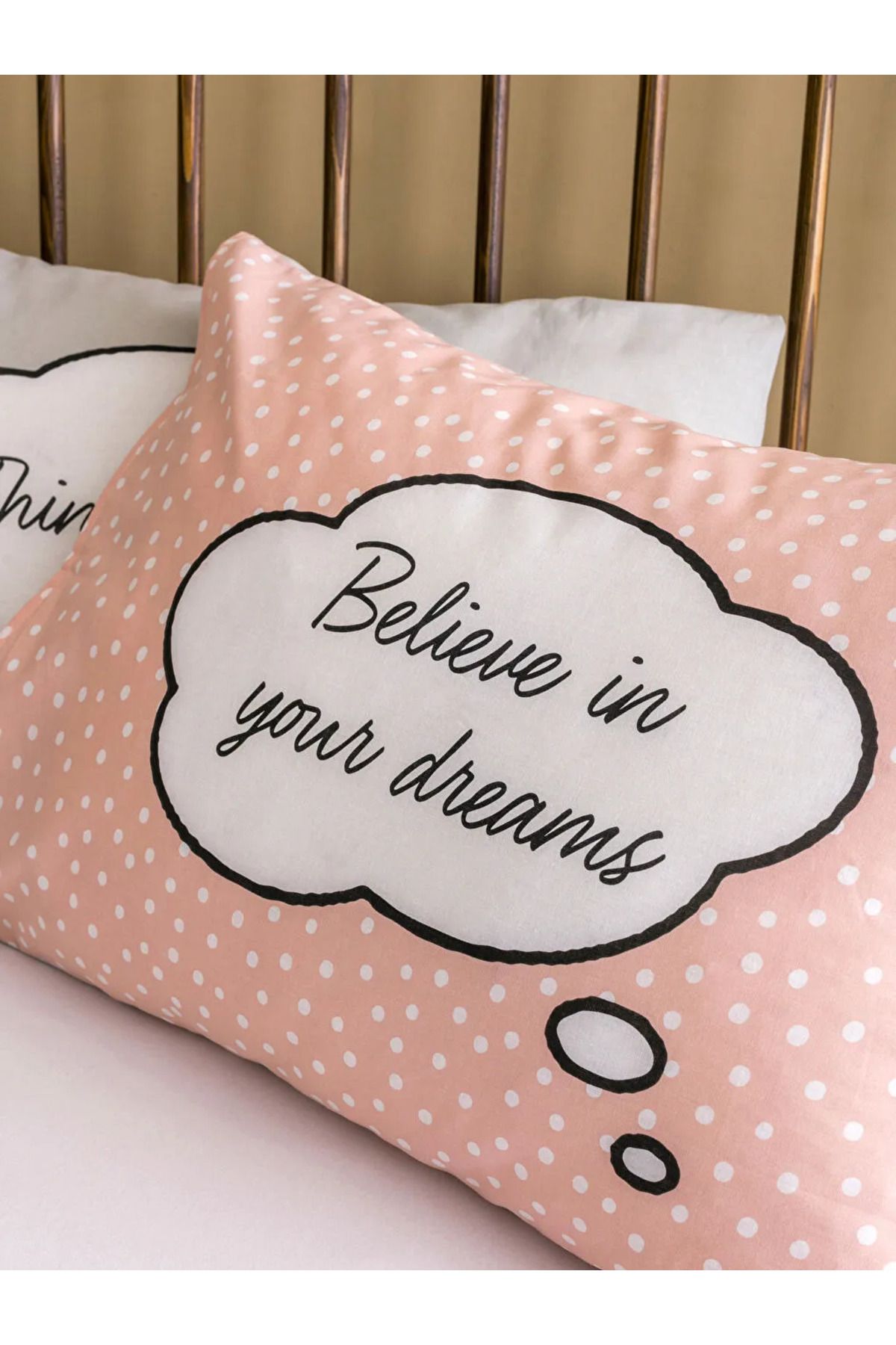 LC Waikiki-Lcw Home 2-piece Text Printed Pillow Case - 50x70 Cm 4