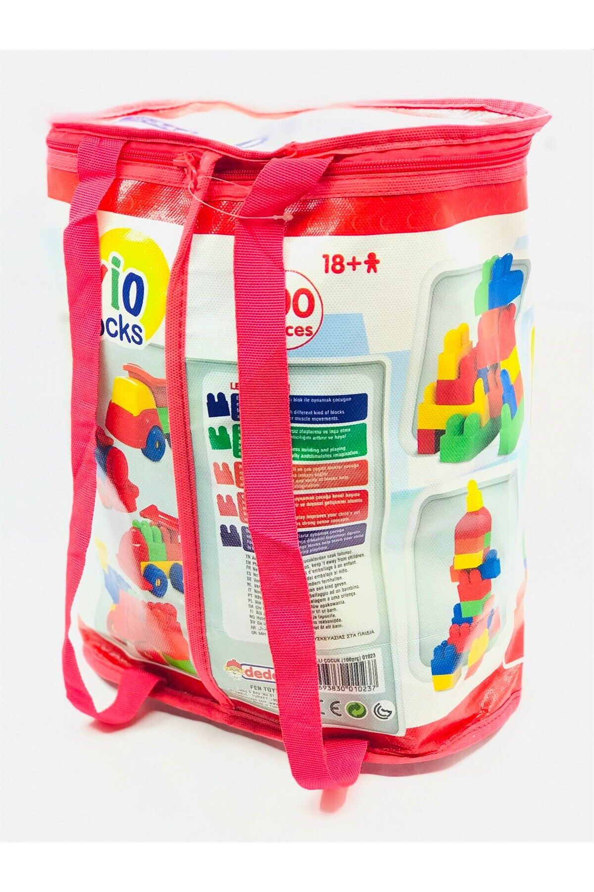 Dede Oyuncak-Dede 100 Pieces Large Size Blocks Lego Set 3