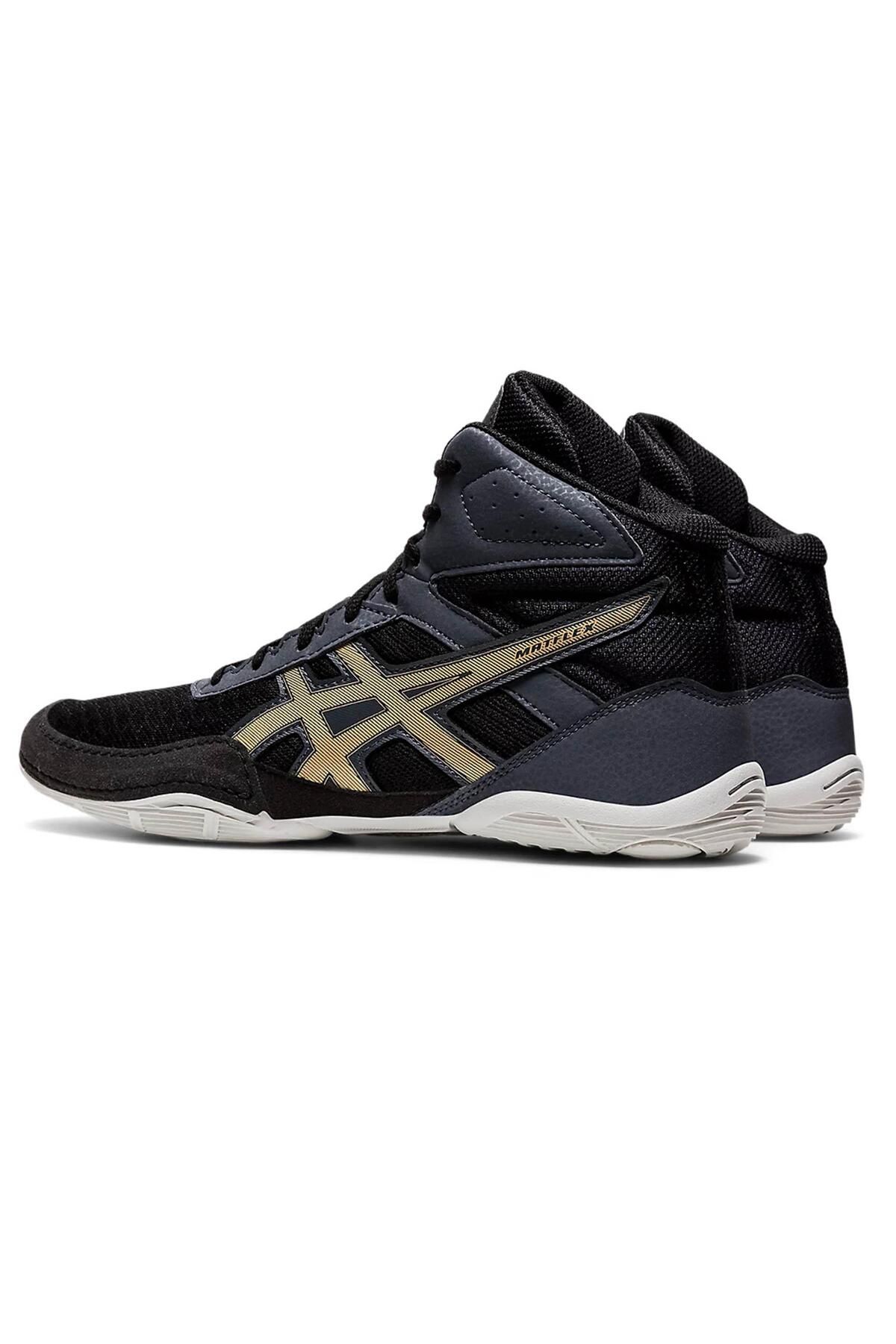 کفش کشتی مشکی مردانه و زنانه 6 شامپاین سیاه Asics