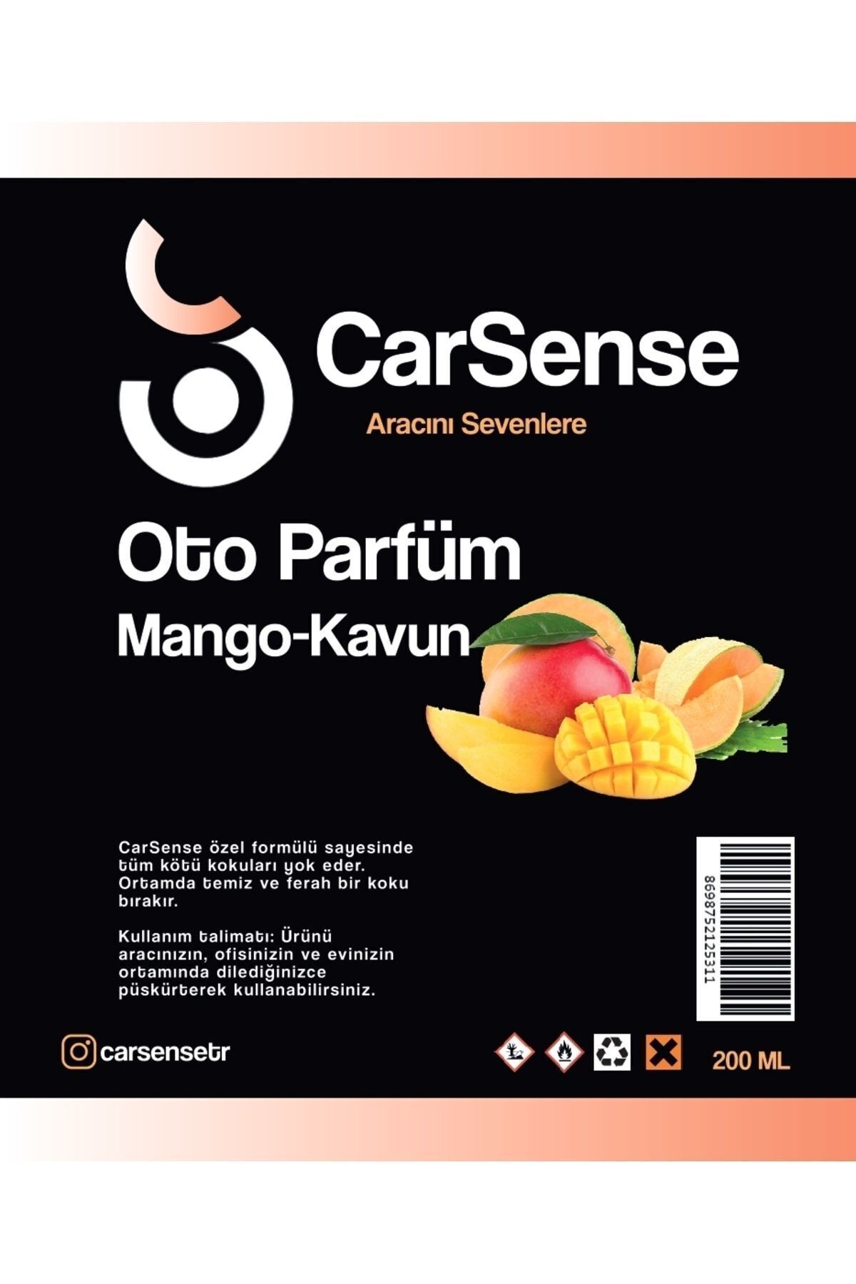 CarSense Oto Parfüm Mango-kavun - Sprey Araç Kokusu 200 ml - Fiyatı ...