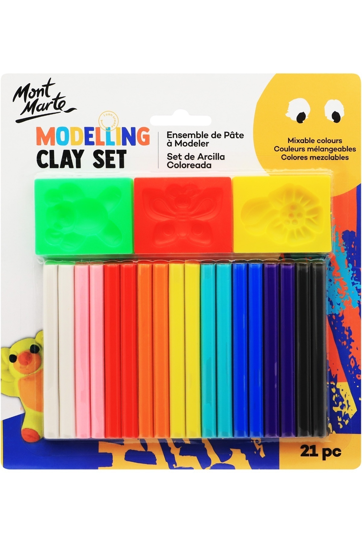 Mont Marte 21 Parça Modelleme Kil Seti
