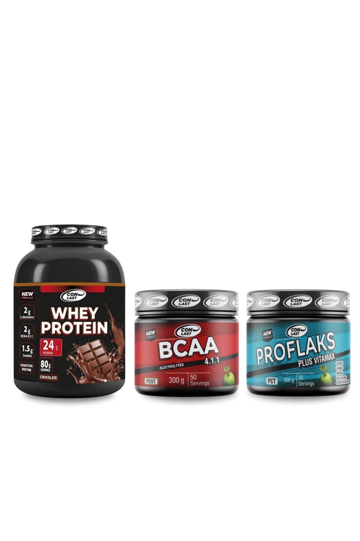 Whey Protein Çikolatalı 2000gr/bcaa300gr/proflaks Plus Vitamax300gr