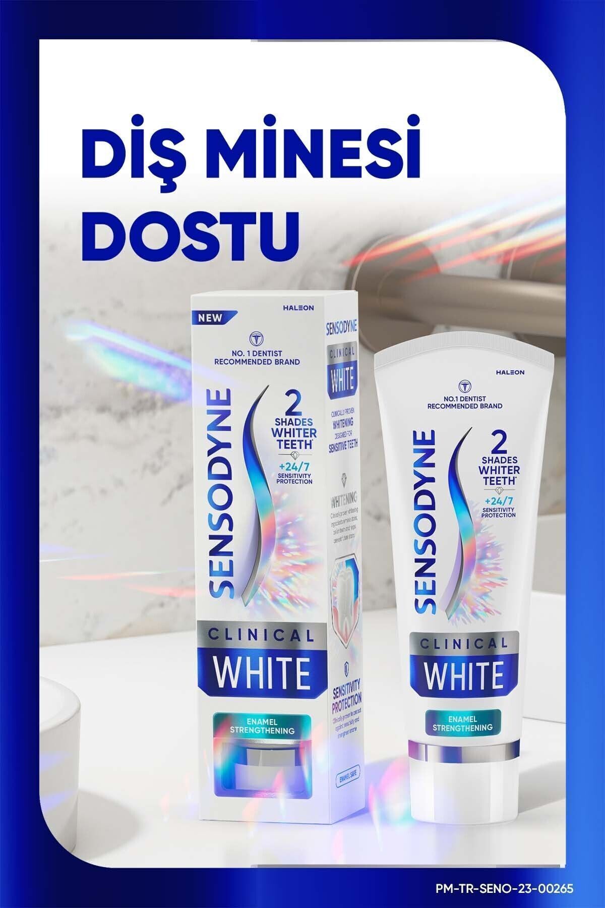 Sensodyne-Clinic Whiteness Strong Tooth Enamel Toothpaste 75ml 7