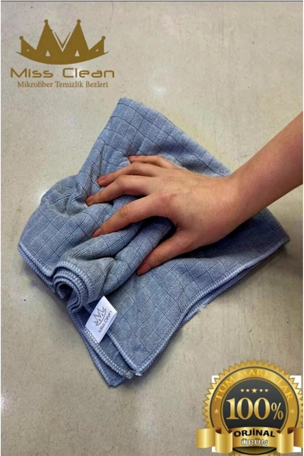 MissClean ( 1 Adet ) Sıkılması En Rahat Büyük Boy Yer Bezi 50*70 Cm