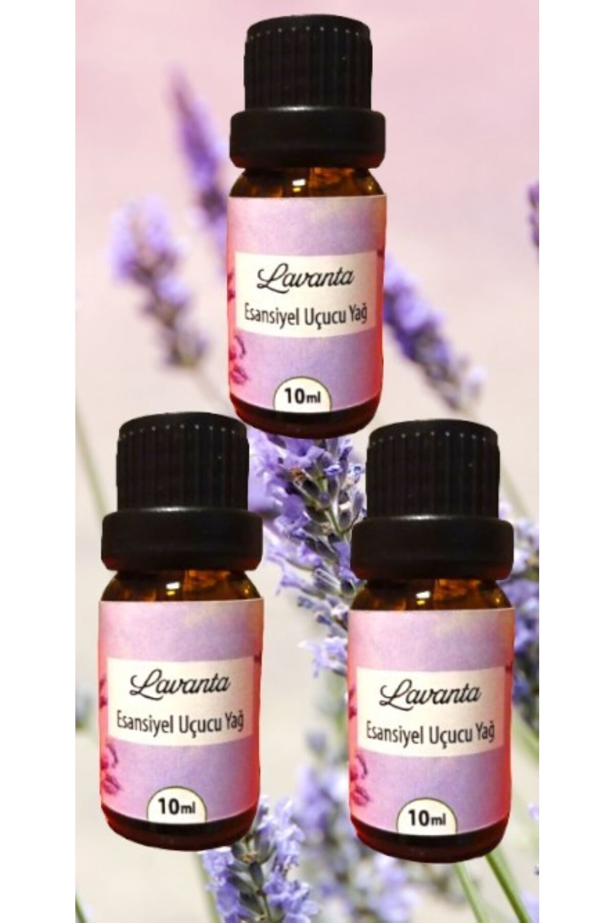 Topimania Yün Kurutma Topları Lavanta 10 ml 3 Adet Çamaşır Yün Kurutma Topu Kokusu- Esansiyel Uçucu Yağ