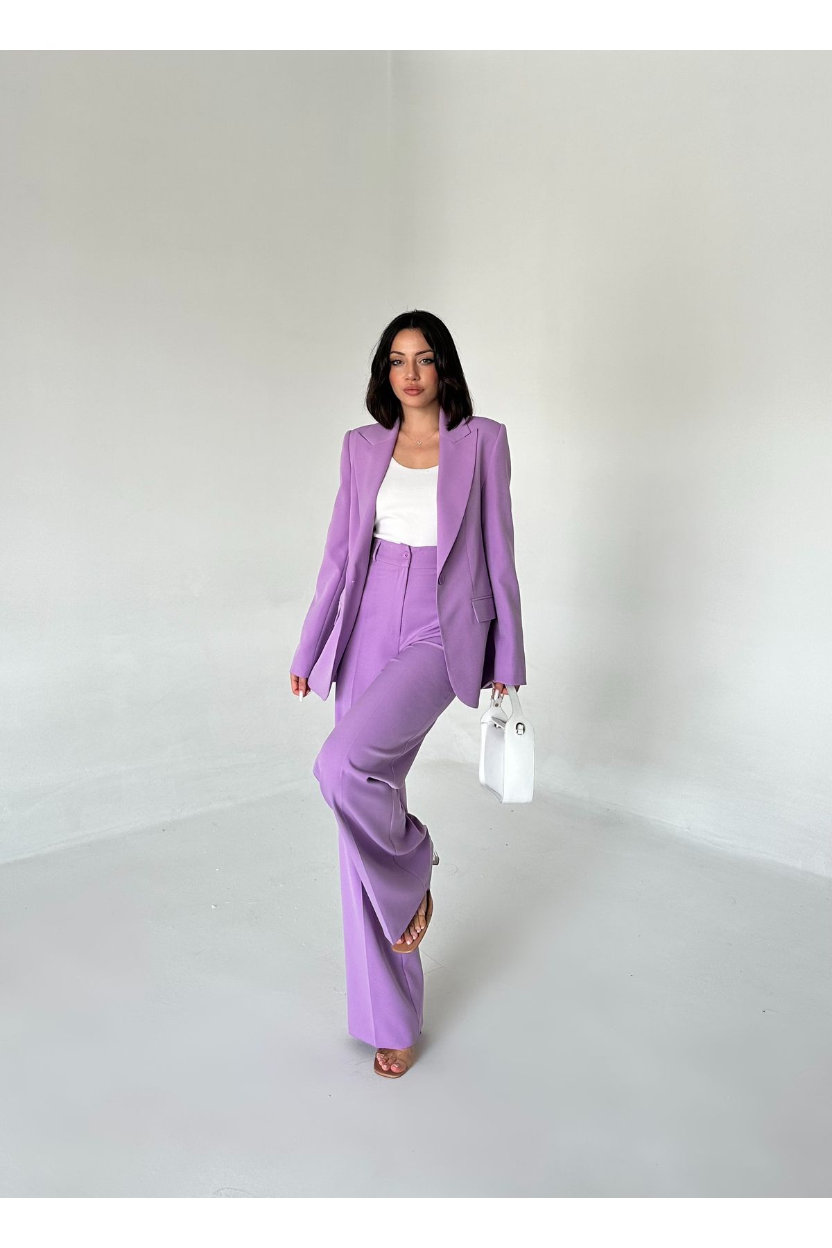 Vuntal BUTİK-Single Button Blazer Jacket and Pants Suit 5