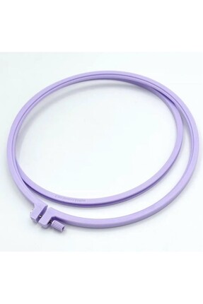 Nurge Vidalı Lila Renk Plastik Kasnak 2 li Set - 17.7 cm v 22.7 cm - 2 adet K...