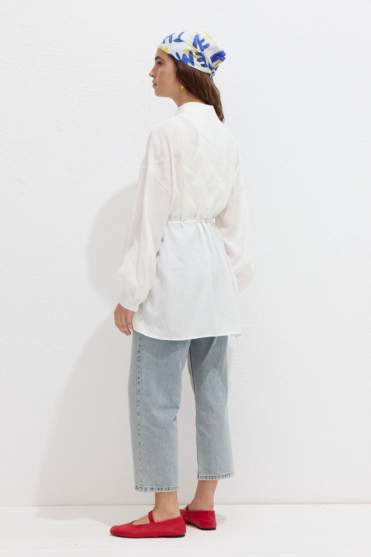 Manuka-Ecru Color Comfortable Shirt 7