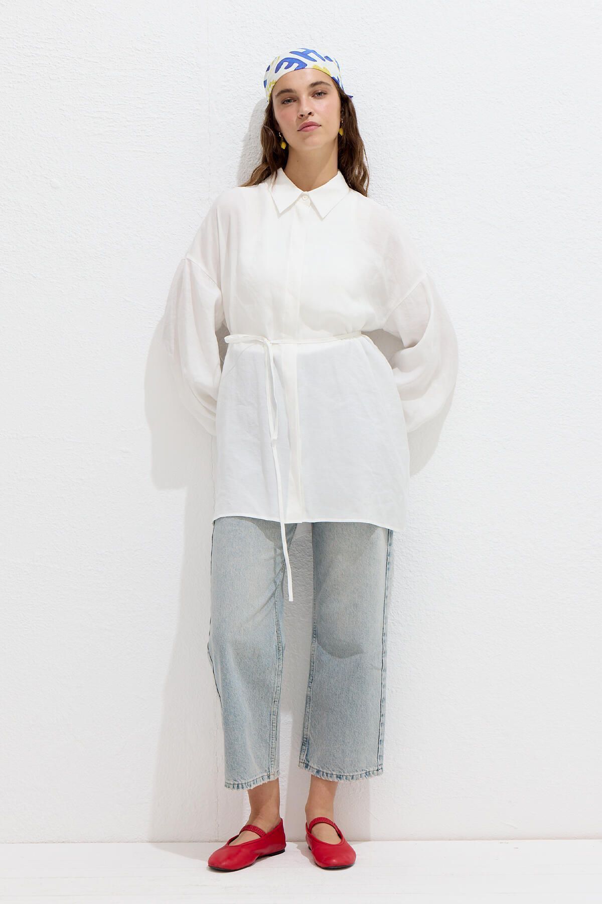 Manuka-Ecru Color Comfortable Shirt 5