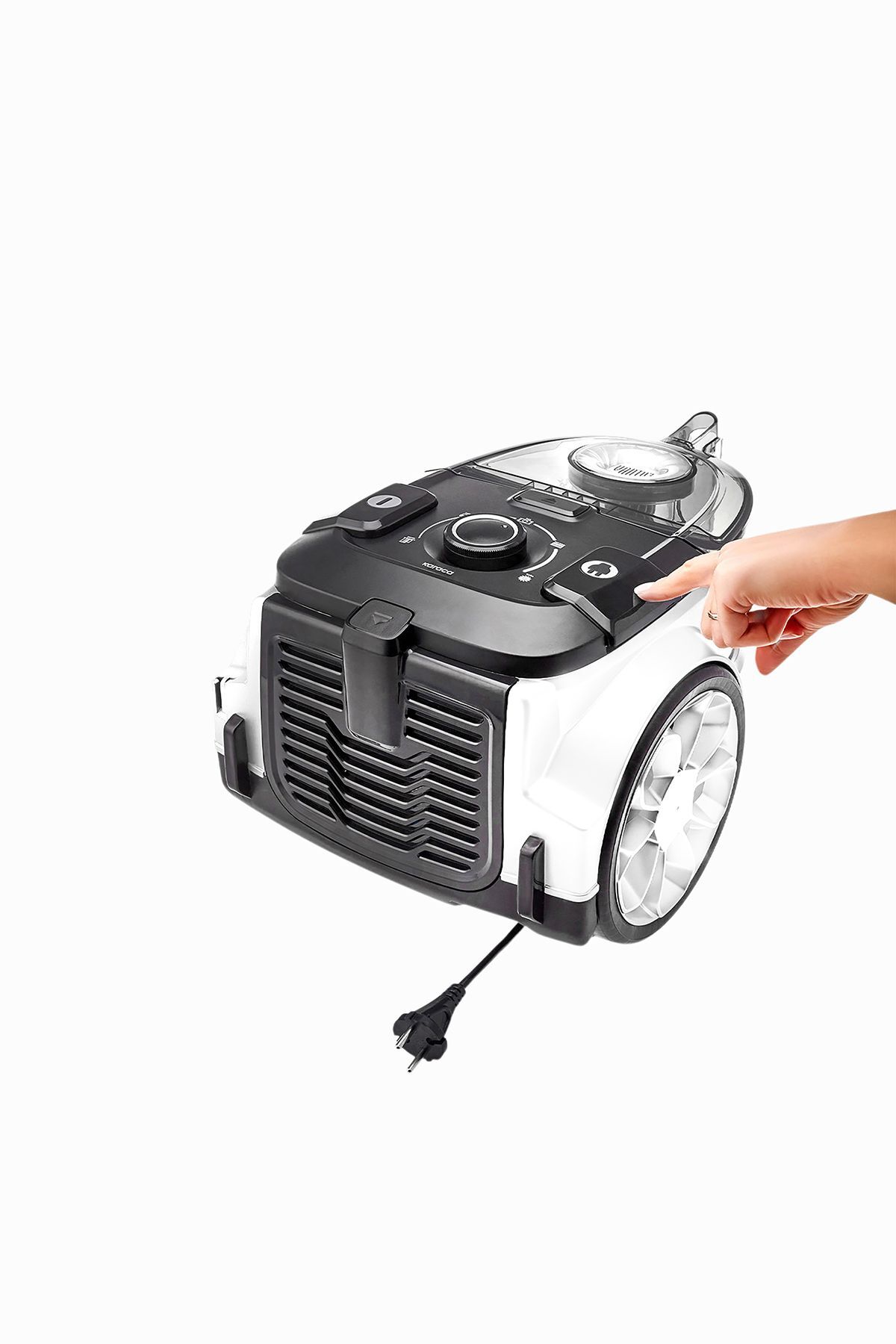 Karaca Vantuz High Force Pearl White Toz Torbasız Elektrikli