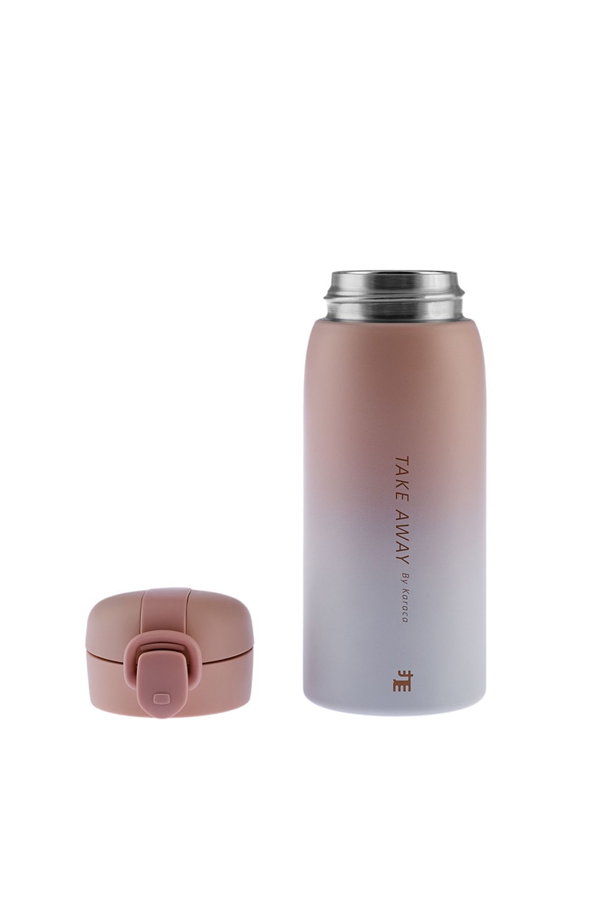 فلاسک صورتی Skyfall Steel Sealing Thermos 350 میل Karaca