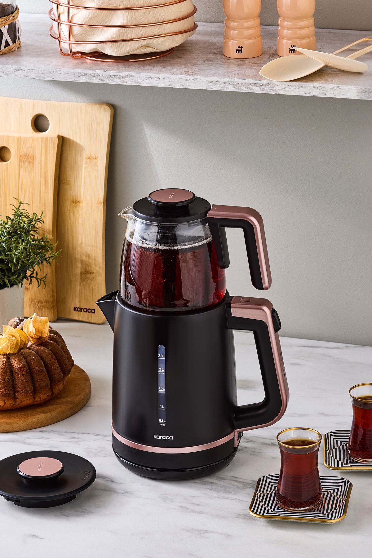 Tea Grande Xl Çay Makinesi Rosegold