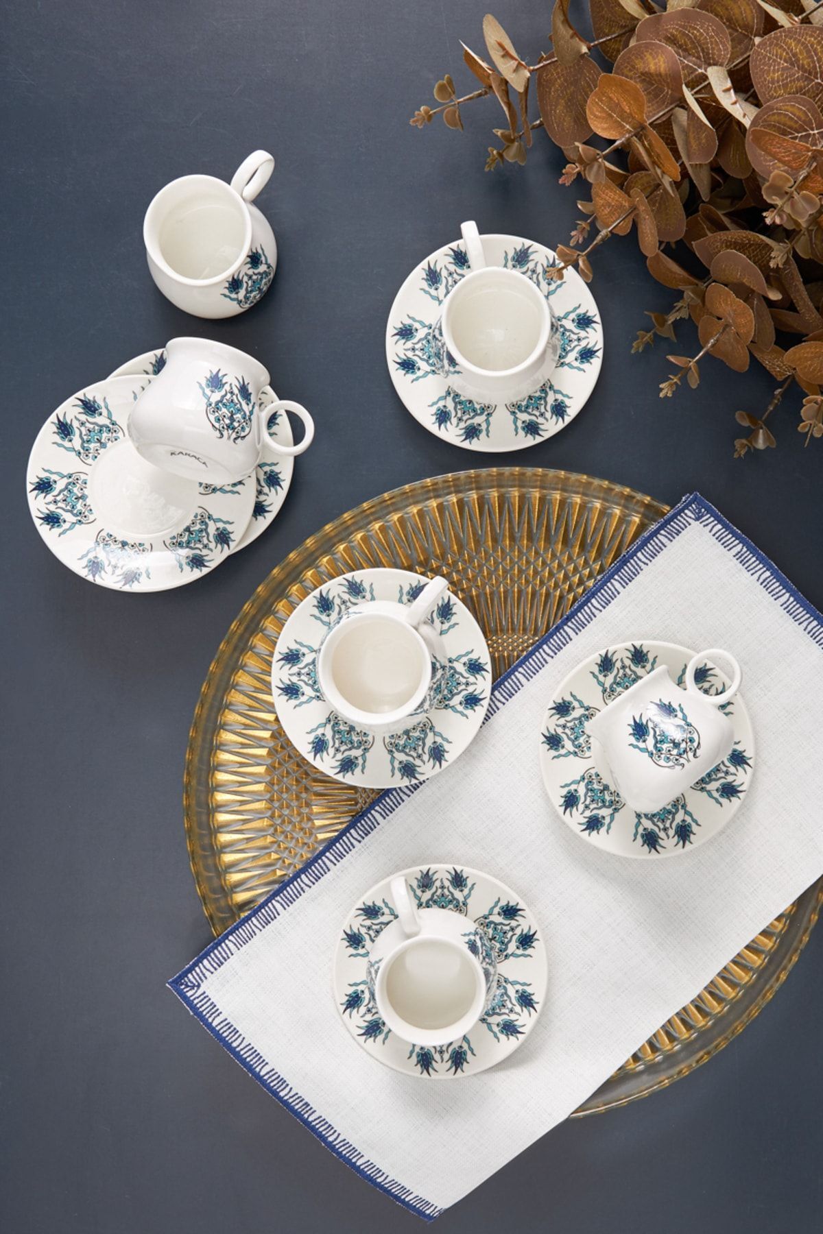 Karaca-Bursa 6-Personen-Kaffeetassen-Set 90 ml 5