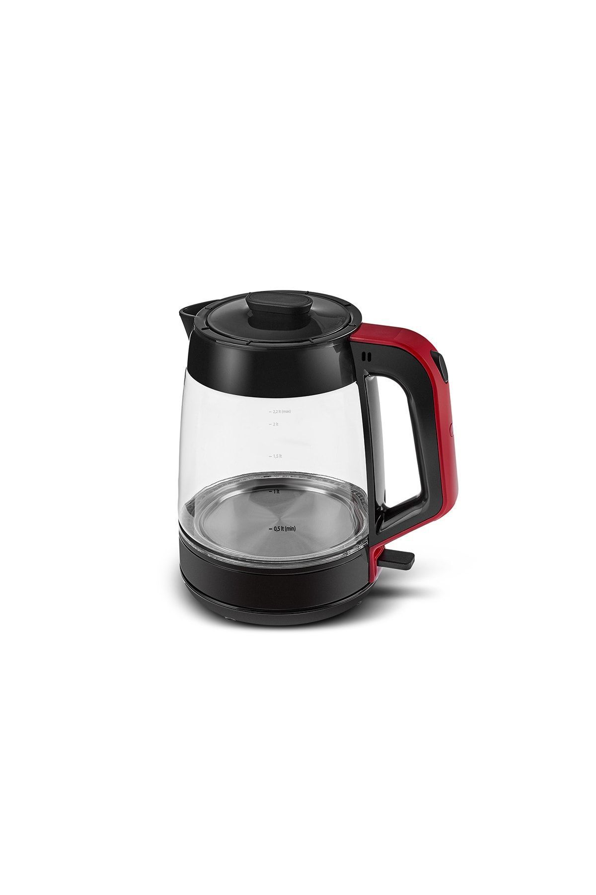 Karaca-Glass Kettle & Tea Maker 2 in 1 Red 5