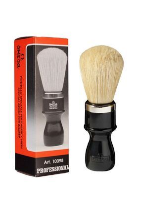 Omega 10098 Doğal Kıl Tıraş Fırçası Italyan Gerçek Kıldan Sakal Köpüğü Fırças...