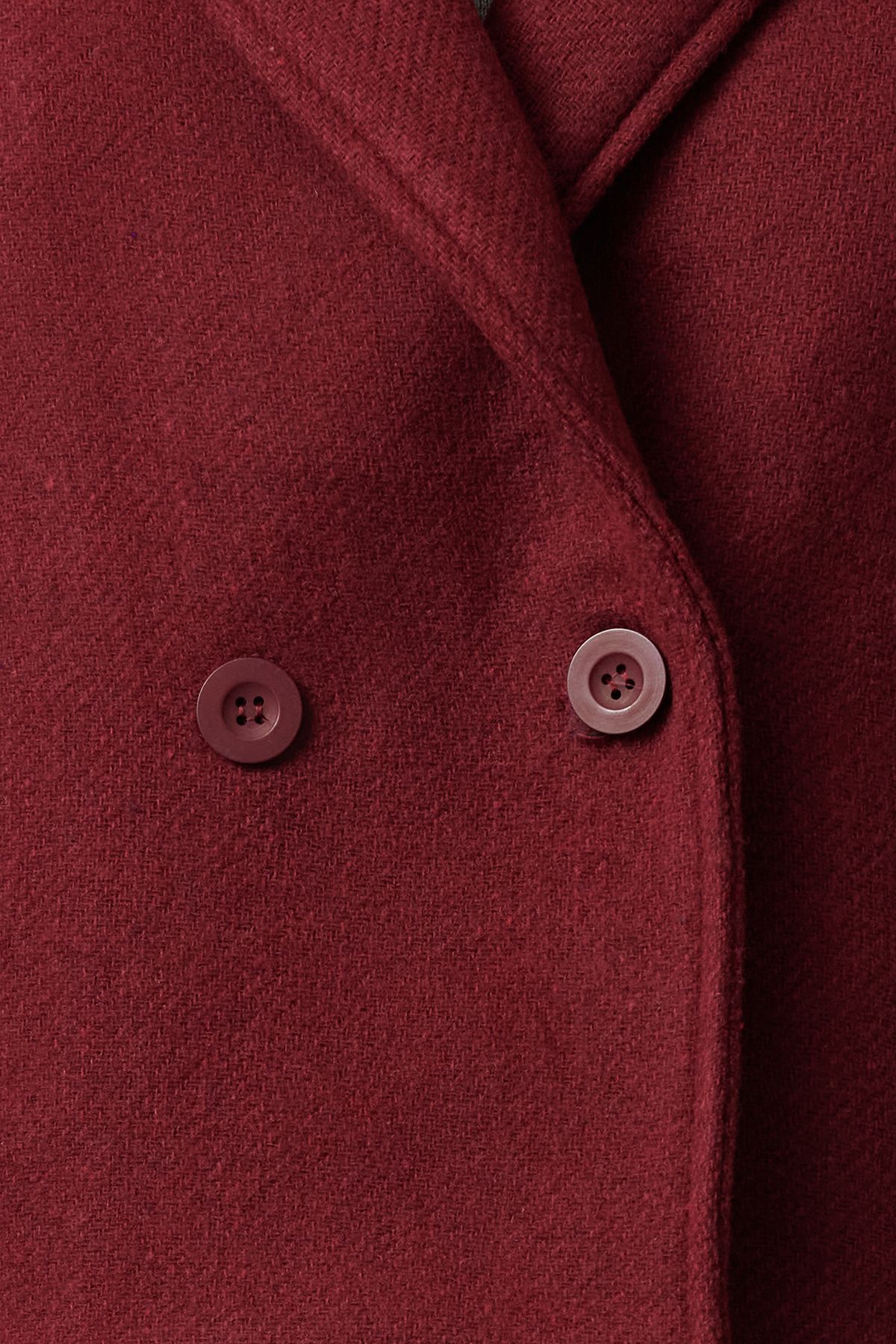 Trendyol Collection-Kurtka z wełny Claret Red Regular Short Jacket TWOAW25KB00047 4