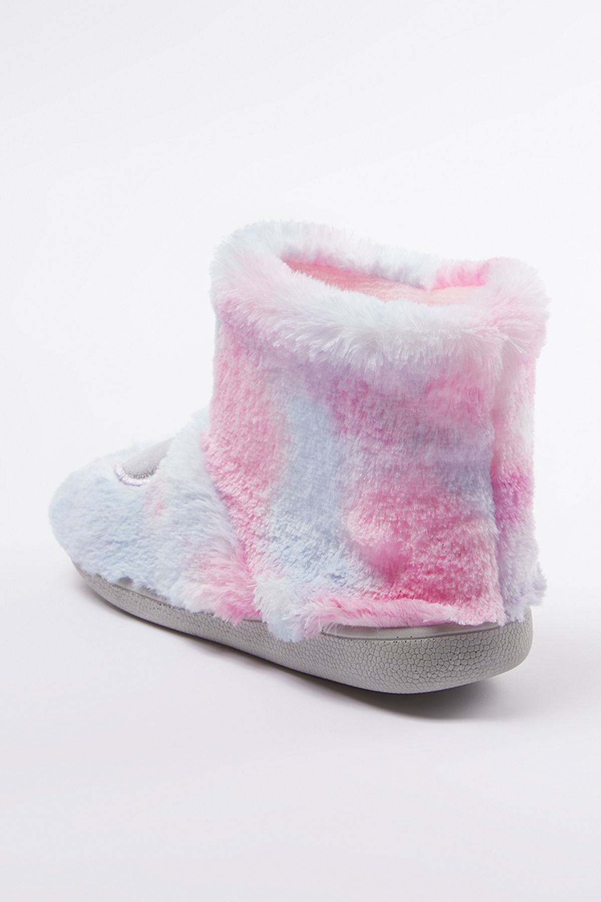 TRENDYOL SHOES-Rosa Herz bestickt große Mädchen Kinder Hausschuhe Hausstiefel TAKAW25ER00000 5