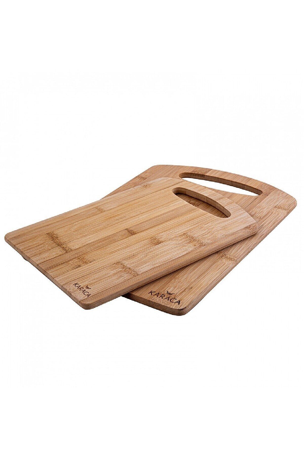 Karaca-Stark 2-teiliges Bambus-Schneidebrett 28/33 cm 5