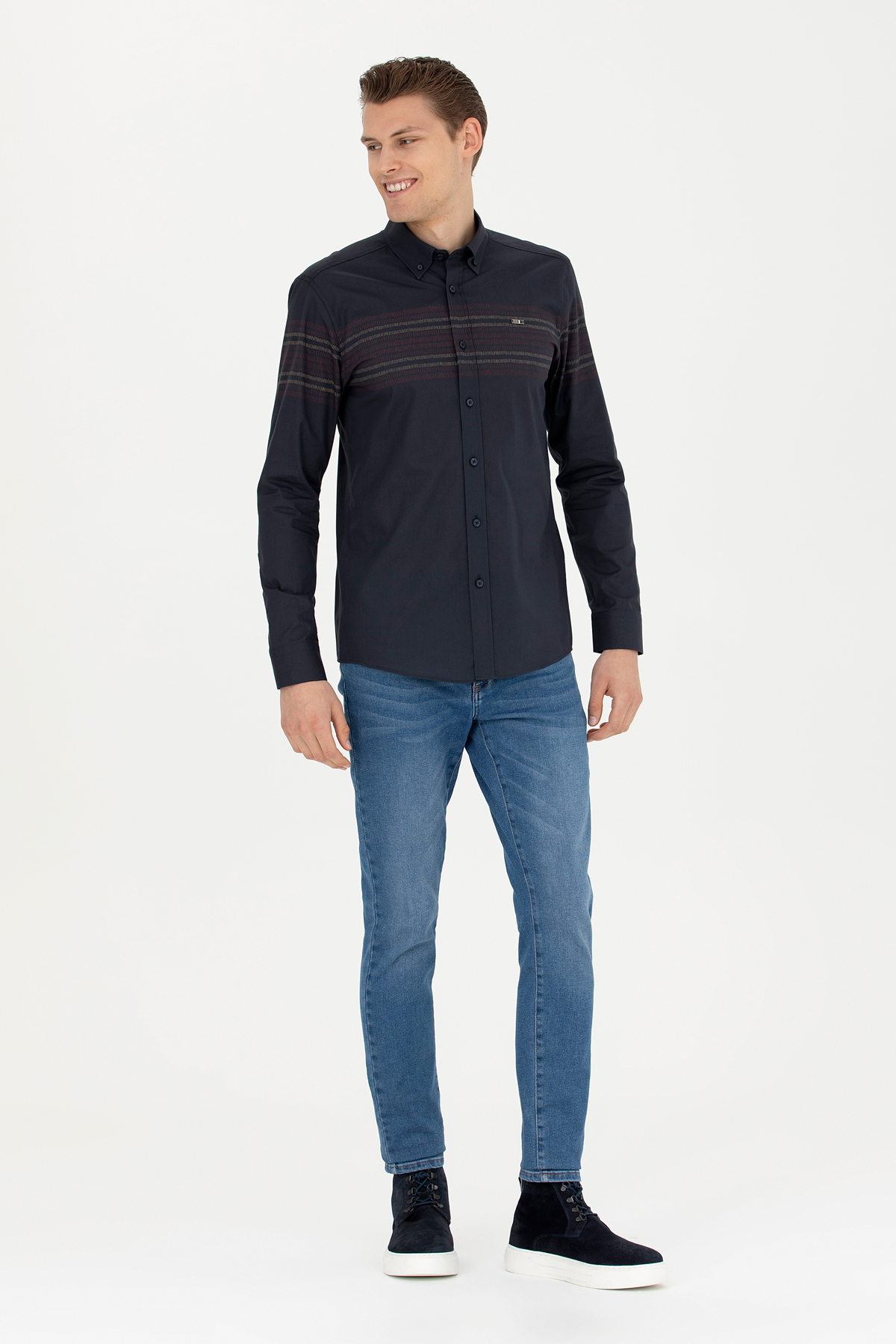 پیراهن مردانه یو اس پولو | 961322 U.S. Polo Assn. - Image 4