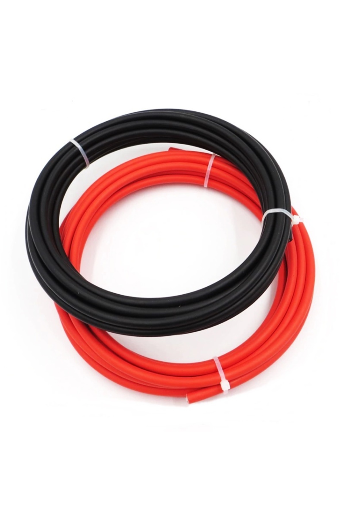 Yakens Enerji Solar Kablo (4m+4m) 2.5mm Güneş Paneli Kablo Seti Siyah Kırmızı