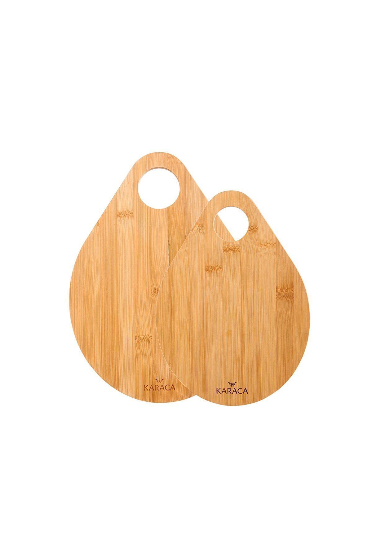 Karaca-2-Piece Drop Bamboo Board - 28/33 Cm 226PSERI 5