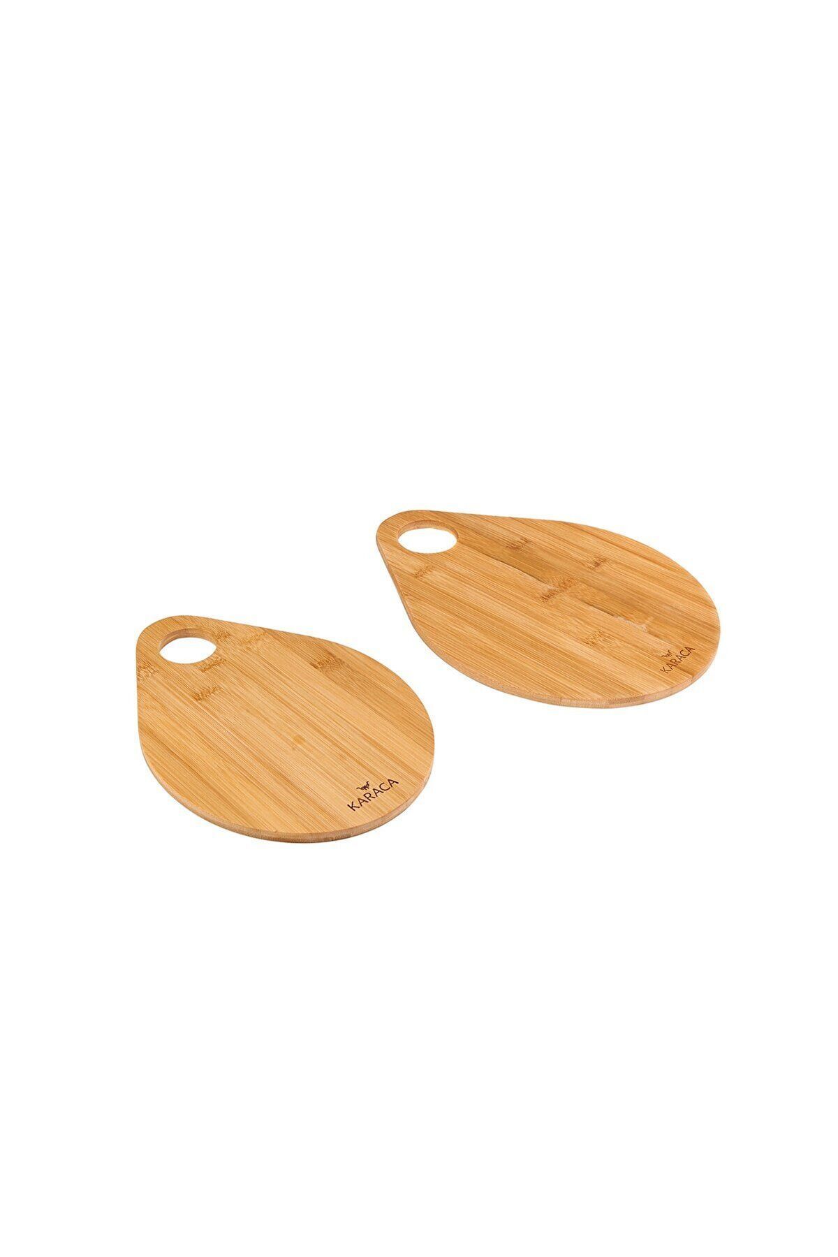 Karaca-2-Piece Drop Bamboo Board - 28/33 Cm 226PSERI 6