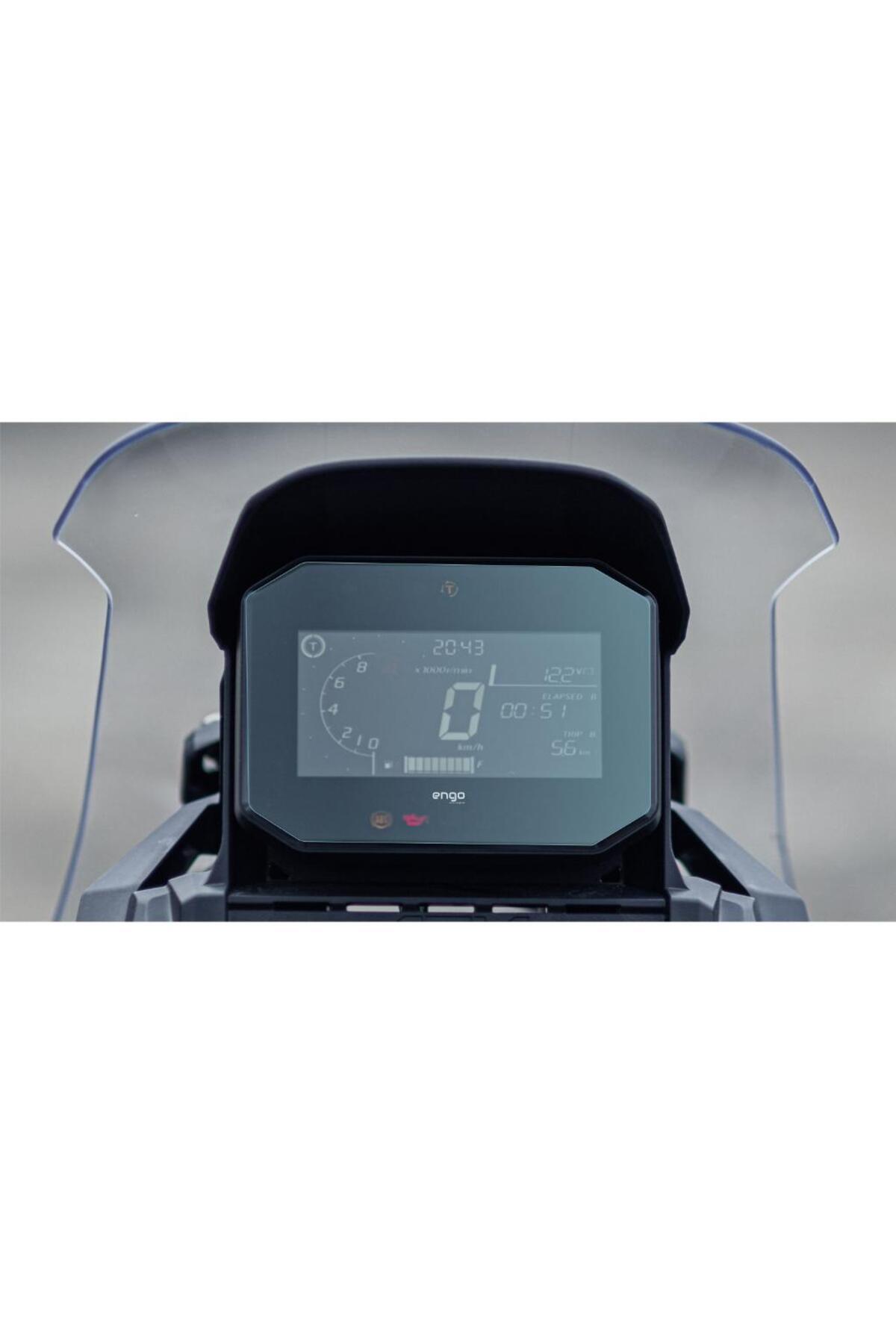 Engo Honda ADV350 Uyumlu Ekran Koruyucu Nano Parlak Şeffaf Scooter
