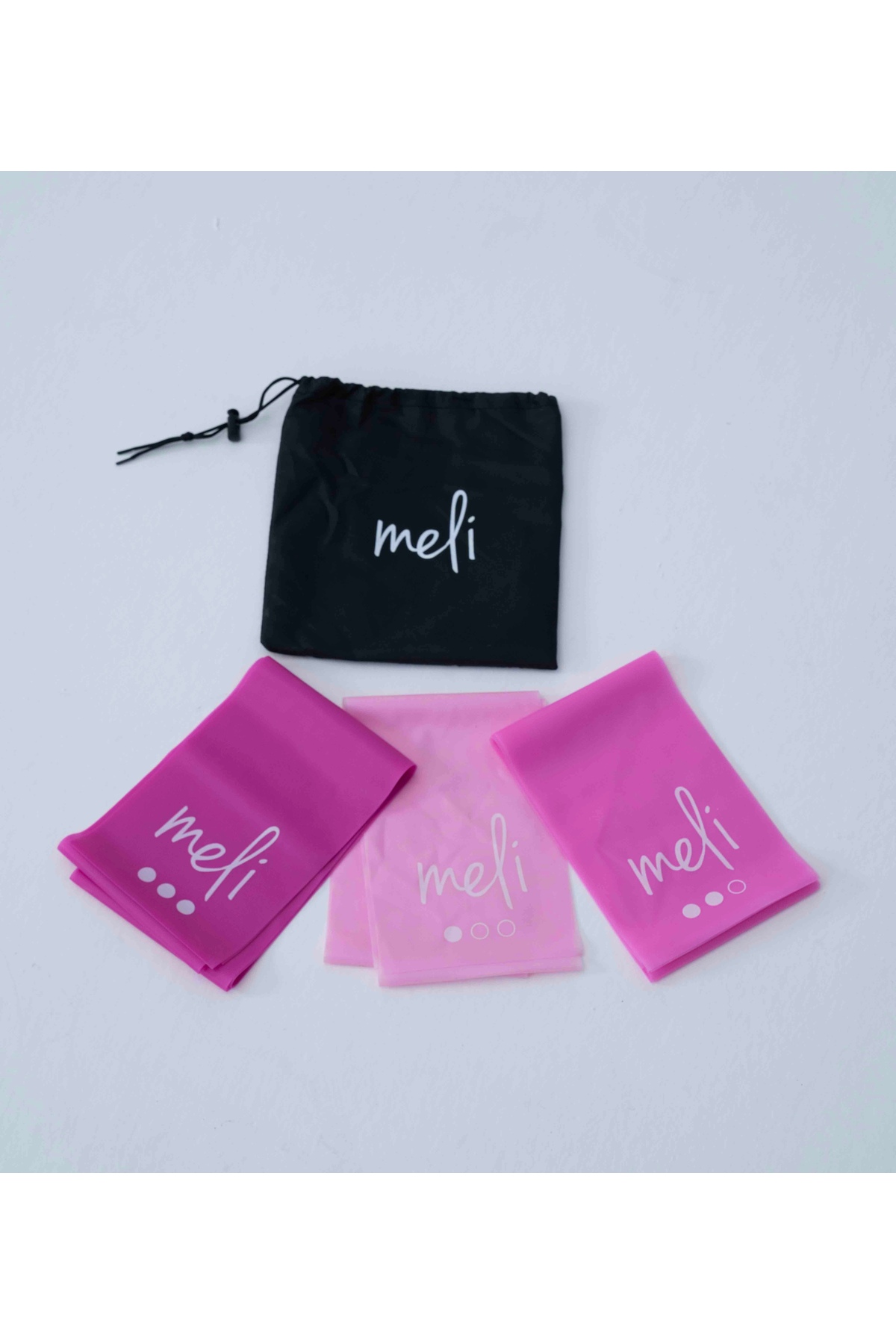 JoinMeli Meli Egzersiz Bant Seti 3'lü -, Esnetme, Fizik Tedavi Egzersiz Bandı, Pilates Bandı-