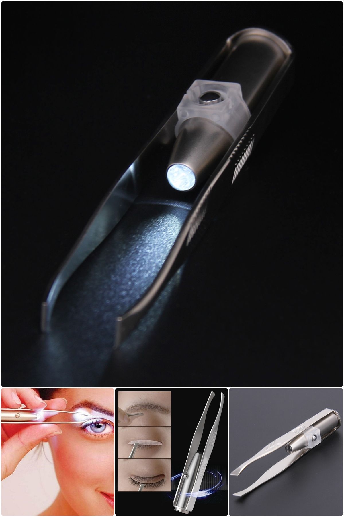 MUHEN-Led Lighting - Lighted Tweezers Best Results with Ergonomic Design That Ease Bristle 5