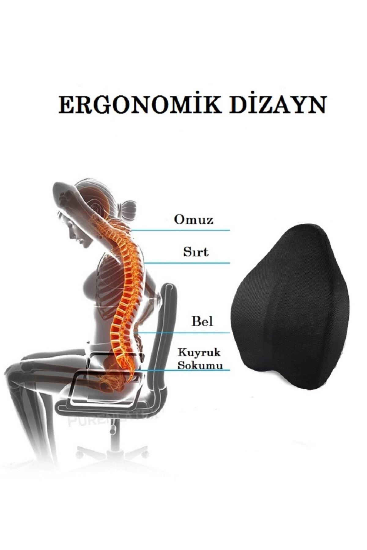 MVC Concept-Orthopedic Visco Elastic Pillow - Waist Office, Back Support Cushion, Anatomical New Generation 2