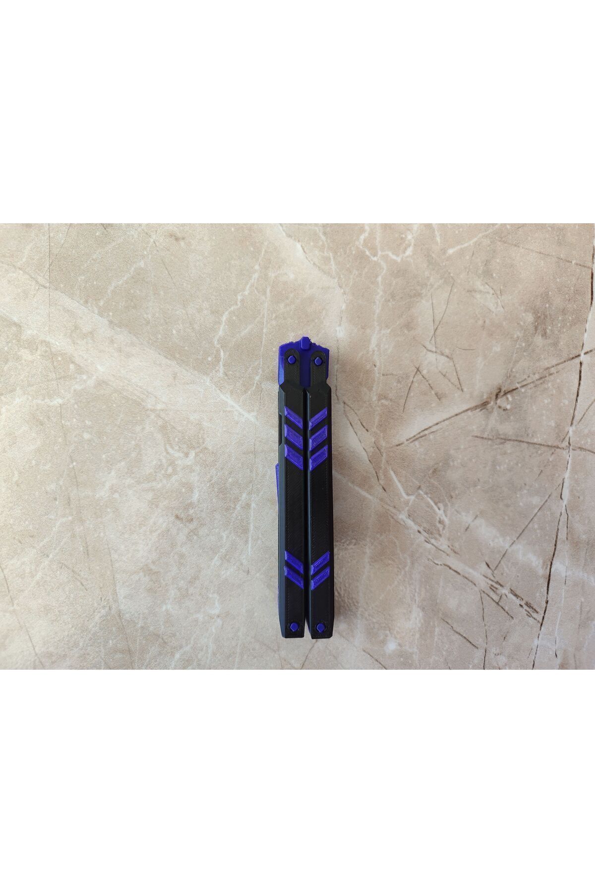 3DŞehri Valorant Taraftar Eğitim Bıçağı Siyah/Mor