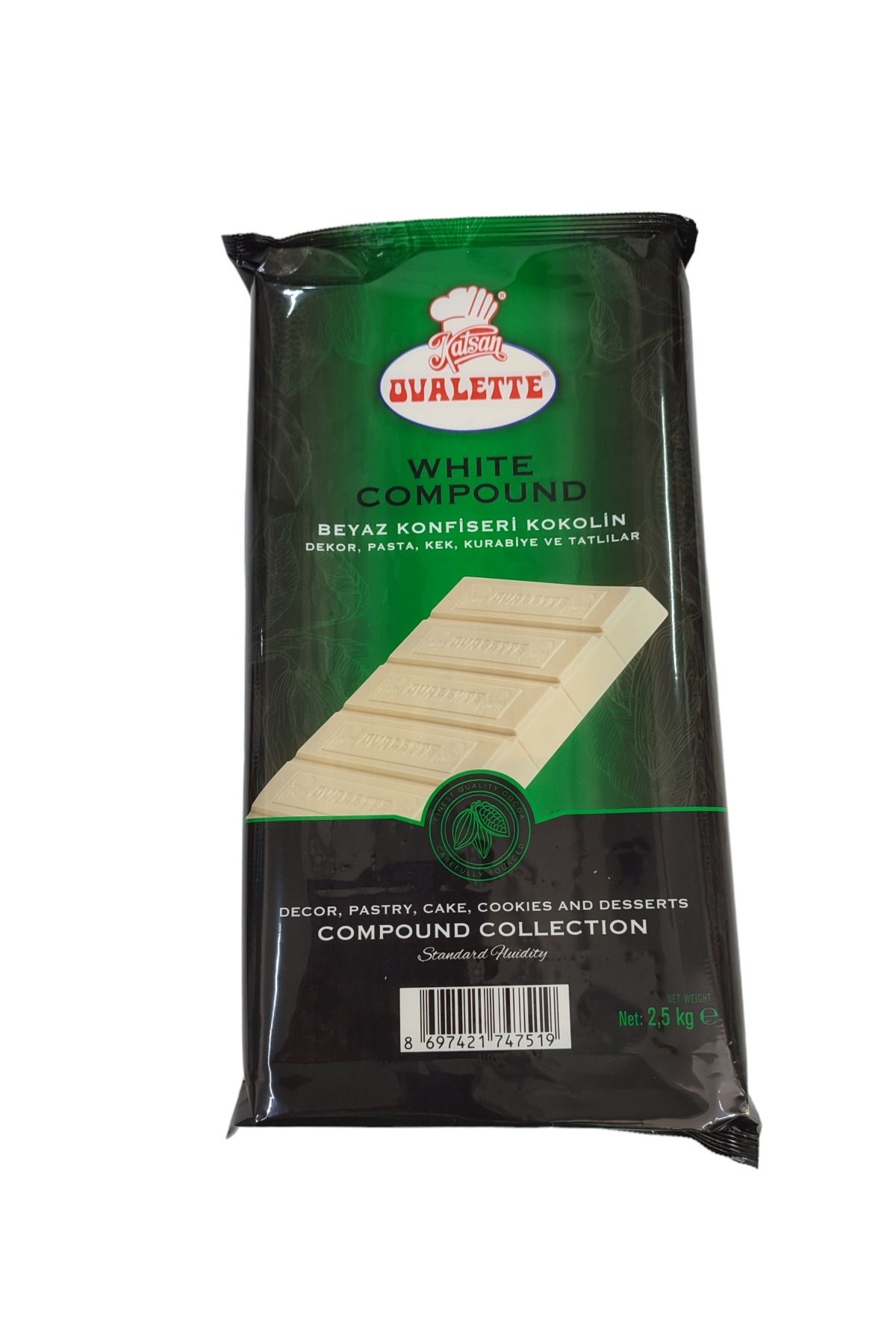 ovalette KONFİSERİ BEYAZ 2,5 KG APSAL