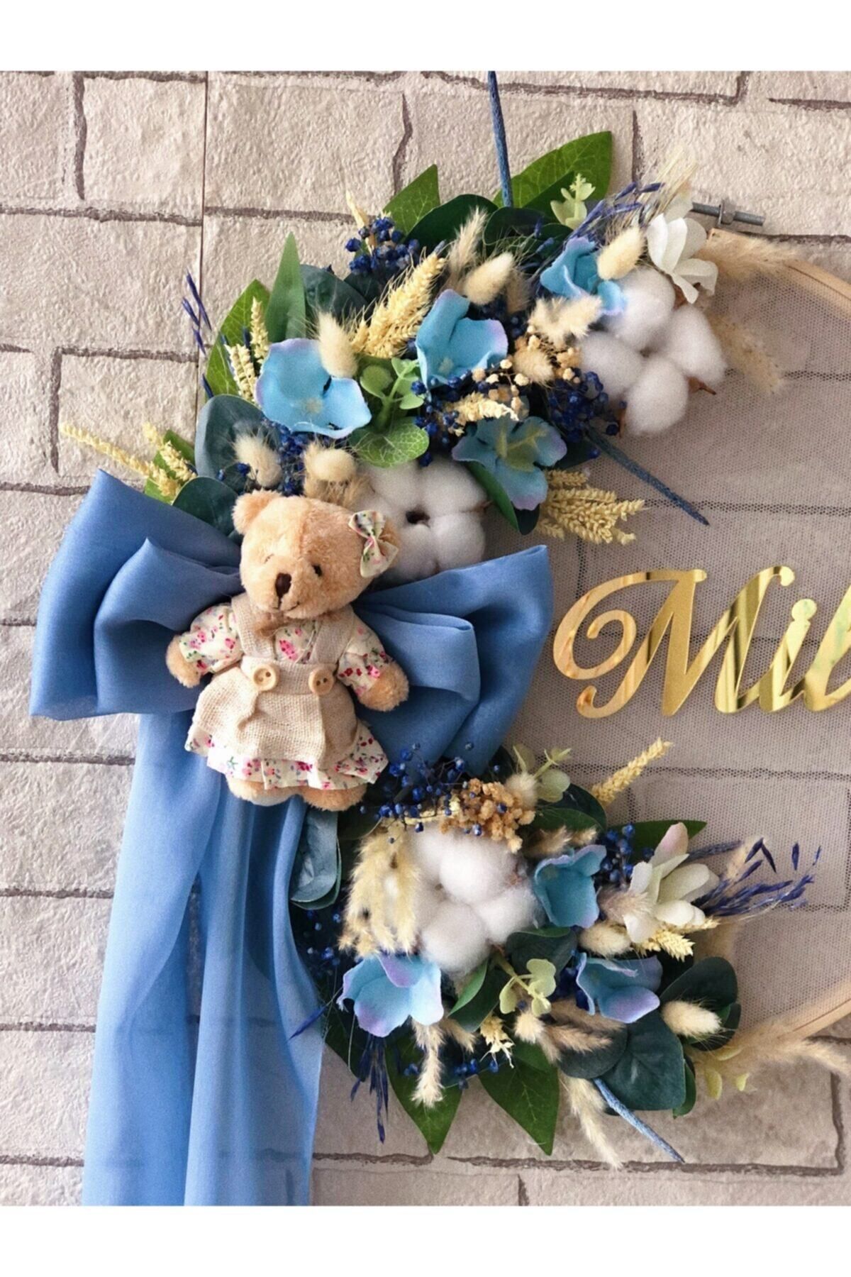 Moshi Design Bebek Kapı Süsü Yazılı Duvar Süsü fotoğrafı 3 (önizleme)