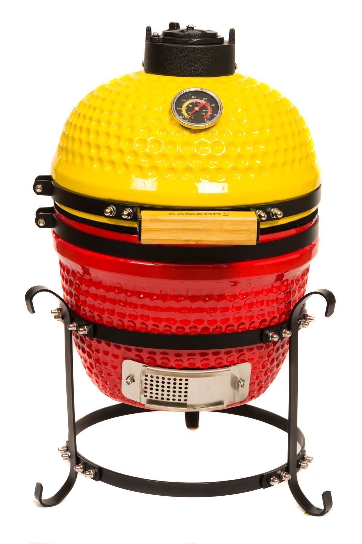 Kamado 13" Sarı / Kırmızı Taraftar Seramik Barbekü