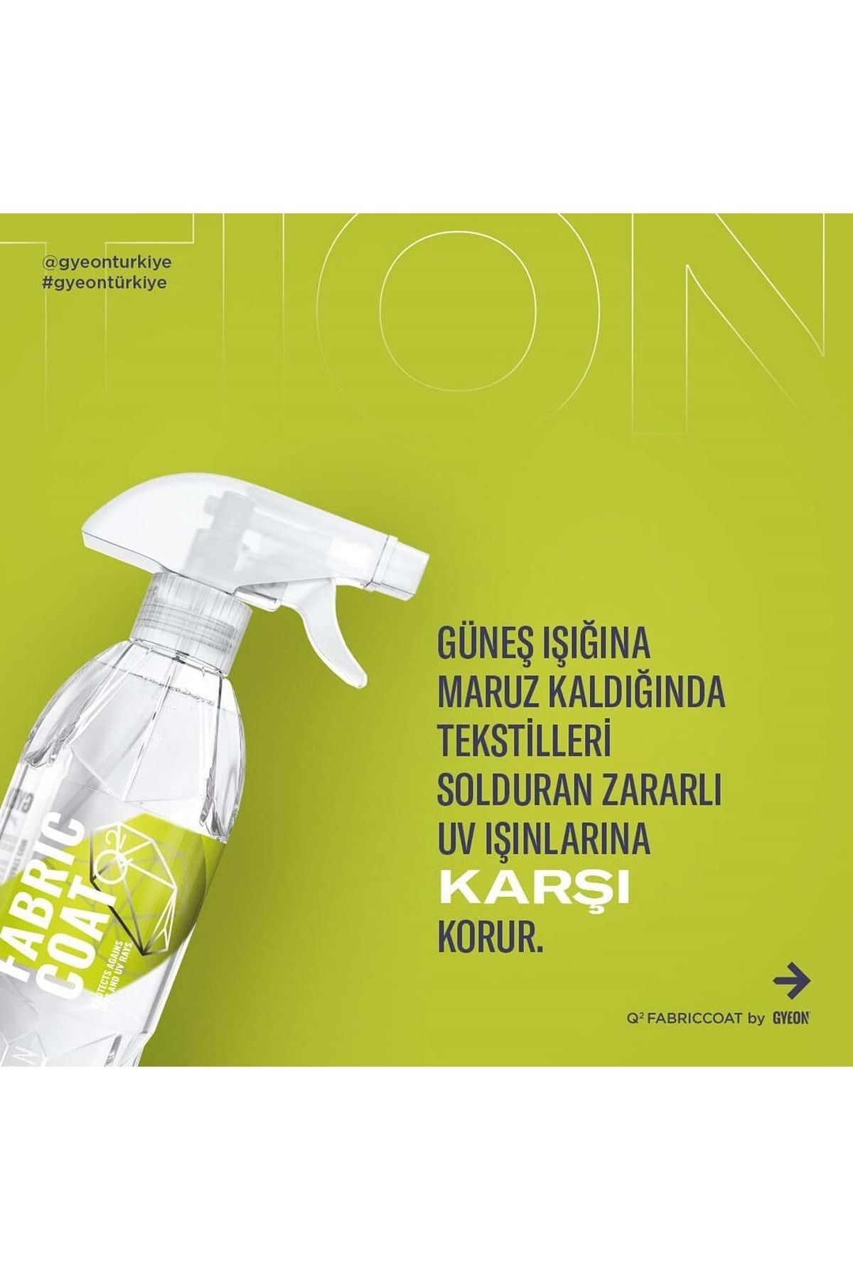 Gyeon Quartz-Gyeon Q2 Fabric Coat Sofa and Fabric Protector Water Repellent - 400 ml 8