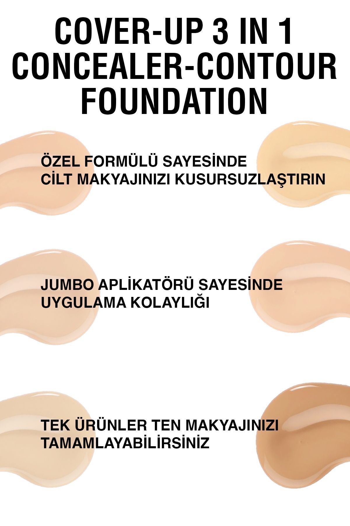 Cover - Up 3 in 1 Contour Foundation / Cover - Up 3 in 1 Concealer Contour Foundation 02 Lollis