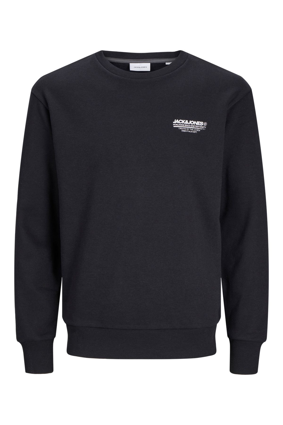 Jack and jones black sweatshirt online